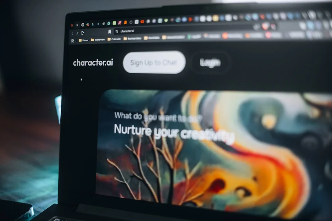 Stylish and efficient workspace with multiple monitors, laptop, and smartphone, showcasing a web design project.